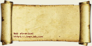 Janko Naumparac vizit kartica